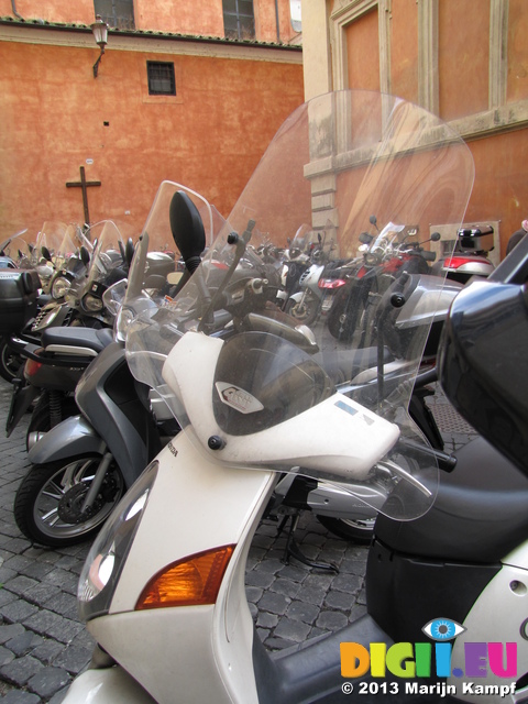 SX30651 Scooters parked in street